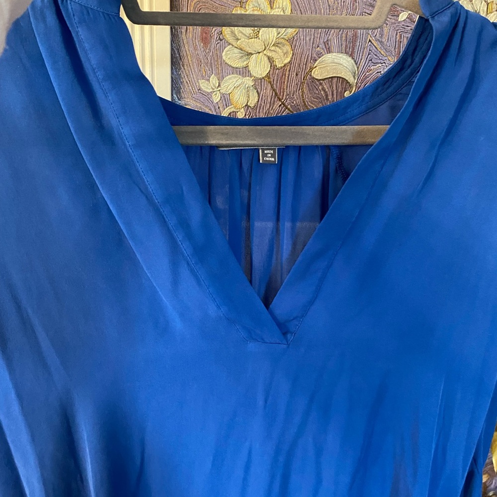 Royal blue Vince blouse